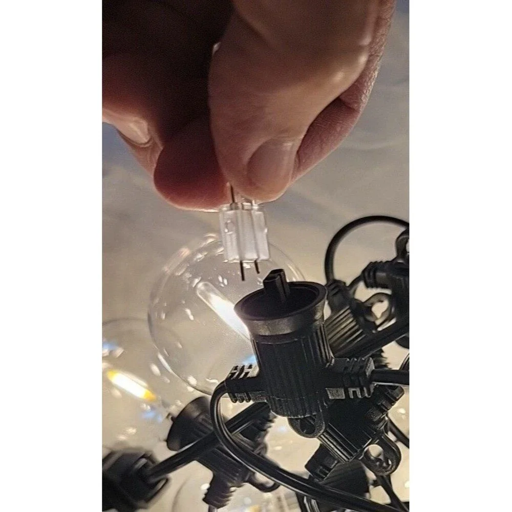 Outdoor String Lights Waterproof, 100FT LED Patio Lights with 50 Shatterproof...